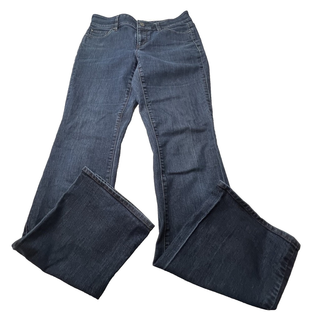 Ann Taylor Women's Curvy Fit Denim Jeans Size 4 Mid Rise